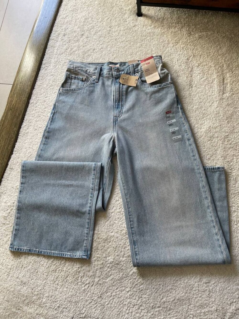 NWT Levi's Cinch Baggy High Rise Women's Jeans Size 29/31
